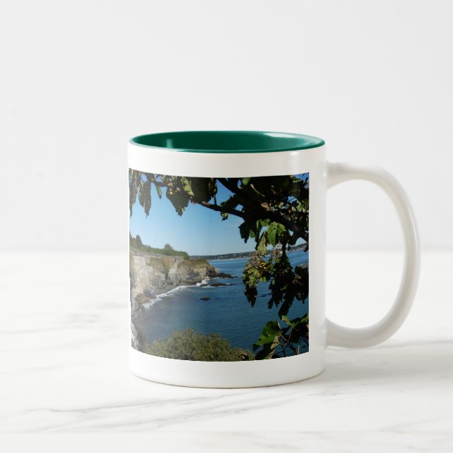 Rhode Island, Newport - Two-Tone Coffee Mug (Right)