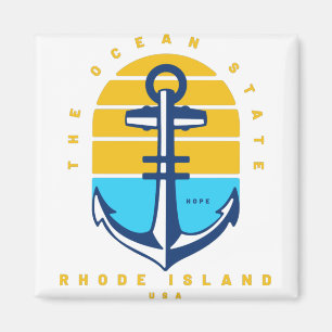 Rhode Island Ocean State Magnet