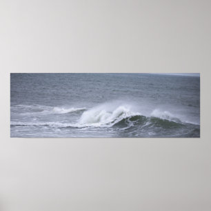 Rhode Island Ocean Waves Poster