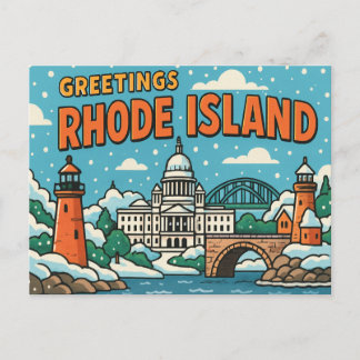 RHODE ISLAND Postcard