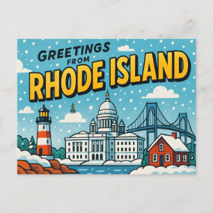 RHODE ISLAND Postcard