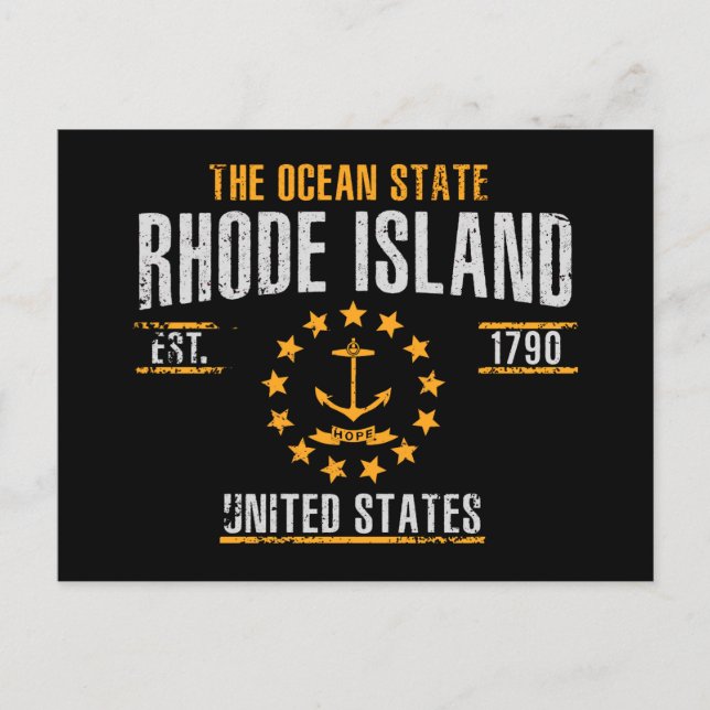 Rhode Island Postcard (Front)