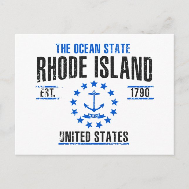 Rhode Island Postcard (Front)