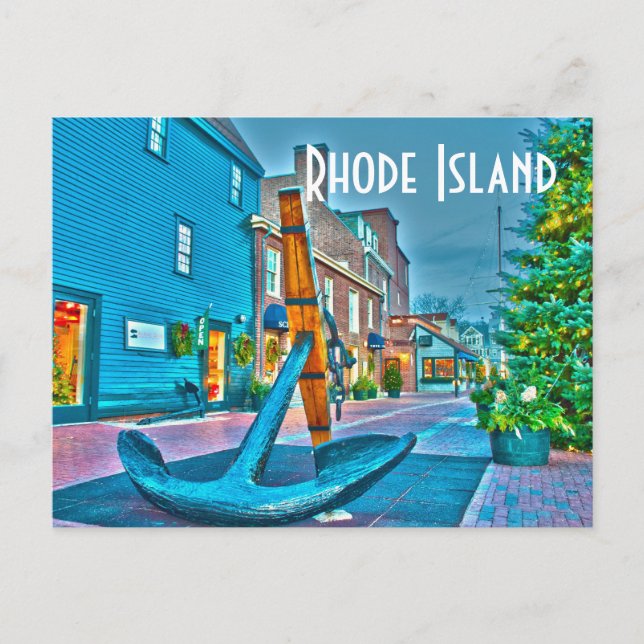 rhode island postcard (Front)