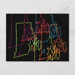 rhode island pride blur postcard