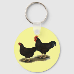 Rhode Island Red Bantams Key Ring