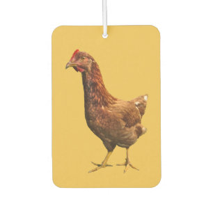 Rhode Island Red Hen Chicken Air Freshener