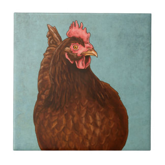 Rhode Island Red Hen Tile