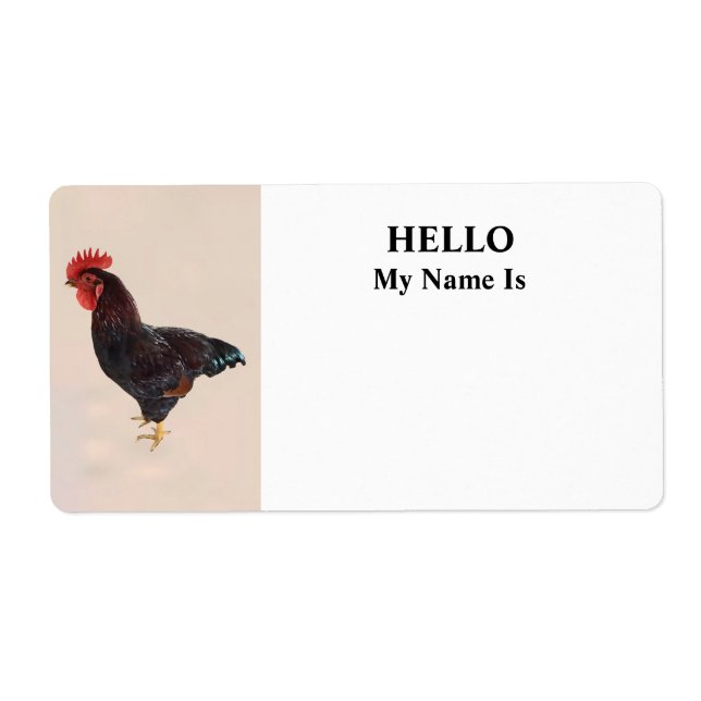 Rhode Island Red Rooster (Front)
