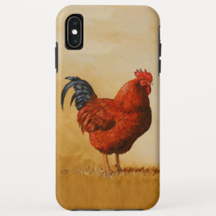 Rhode Island Red Rooster Chicken iPhone XS Max Case