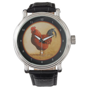 Rhode Island Red Rooster Chicken Watch