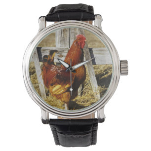 Rhode Island Red Rooster Watch