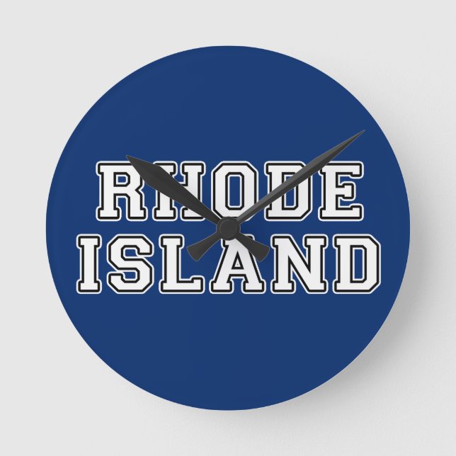 Rhode Island Round Clock (Front)