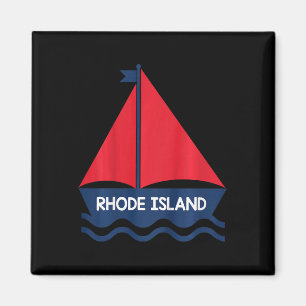 Rhode Island Sailing Boat Boys Girls Toddler Magnet