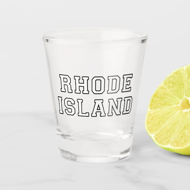 Rhode Island Shot Glass (Front)