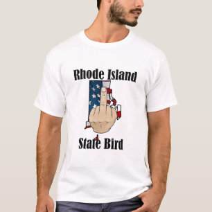 Rhode Island state bird t-shirt middle finger