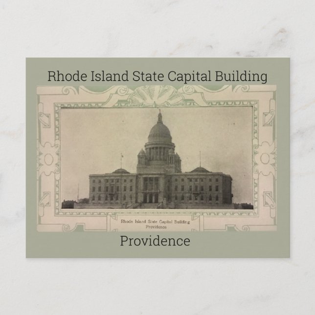 Rhode Island State Capital Building Postcard(1908) Postcard (Front)
