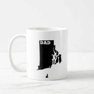 Rhode Island State Dad Mug