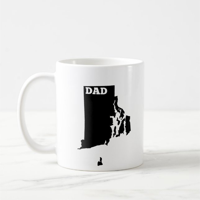 Rhode Island State Dad Mug (Left)
