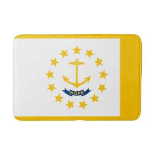 Rhode Island State Flag Design Bath Mat