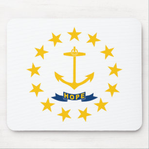 Rhode Island State Flag Mouse Pad