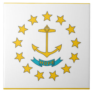 Rhode Island State Flag Tile