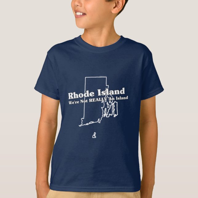 Rhode Island State Slogan T-Shirt (Front)