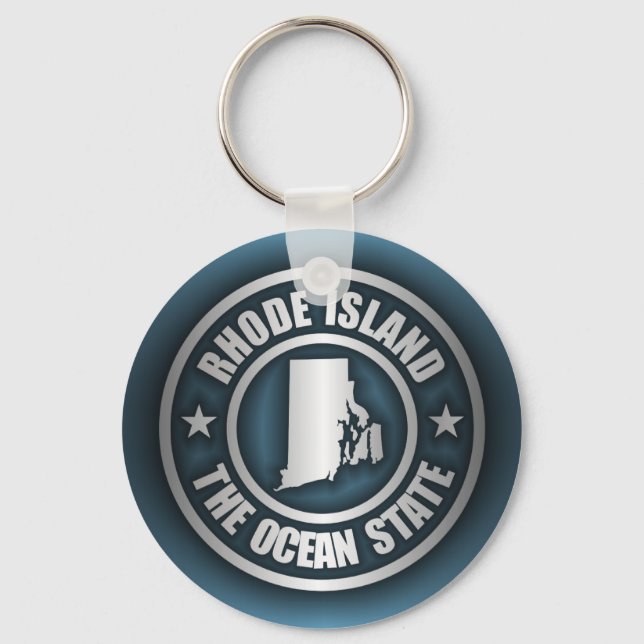 Rhode Island Steel (B) Key Ring (Front)