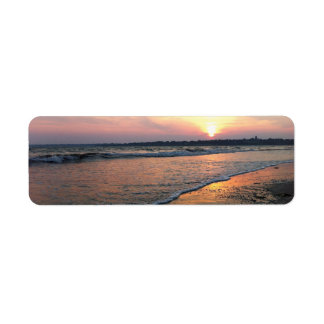Rhode Island Sunset Return Address Label