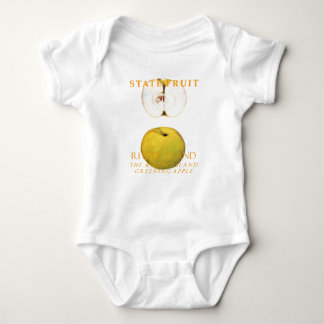 Rhode Island Territory Fruit The Rhode Island  Baby Bodysuit