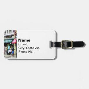 Rhode Island - Thames Street Newport RI Luggage Tag