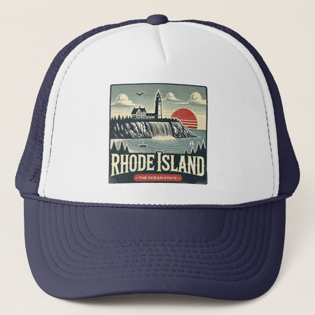 Rhode Island Trucker Hat (Front)