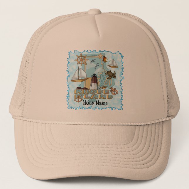 Rhode Island Trucker Hat (Front)