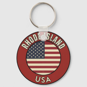 Rhode Island United States of America Key Ring