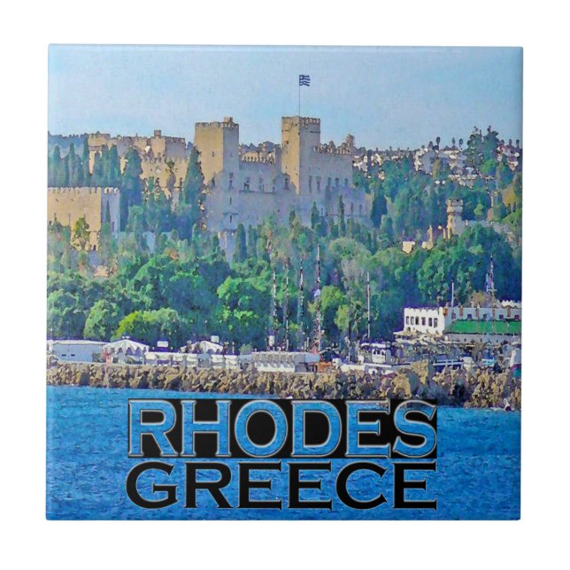 Rhodes Ceramic Tile (Front)