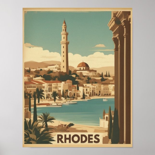 Rhodes Greece - Rhodes Island greece trip Poster (Front)