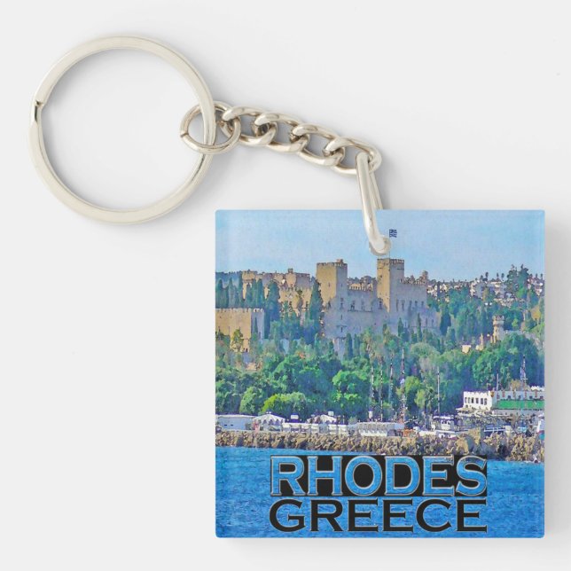 Rhodes Key Ring (Front)