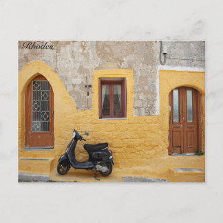 Rhodes Scooter Postcard