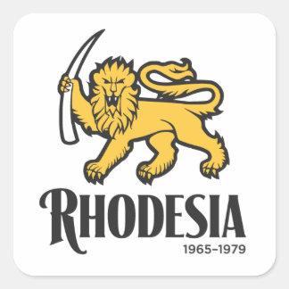 Rhodesia 1965-1979 square sticker