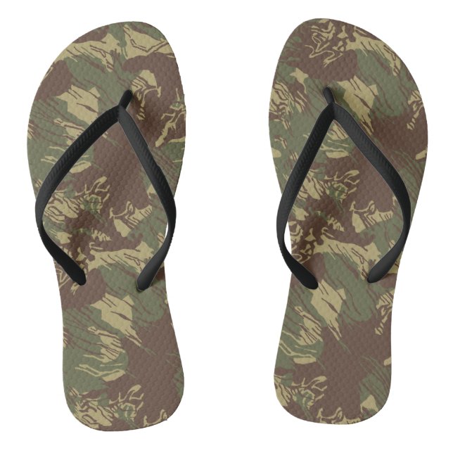 Rhodesian CAMO Pair of Flip Flops (Footbed)