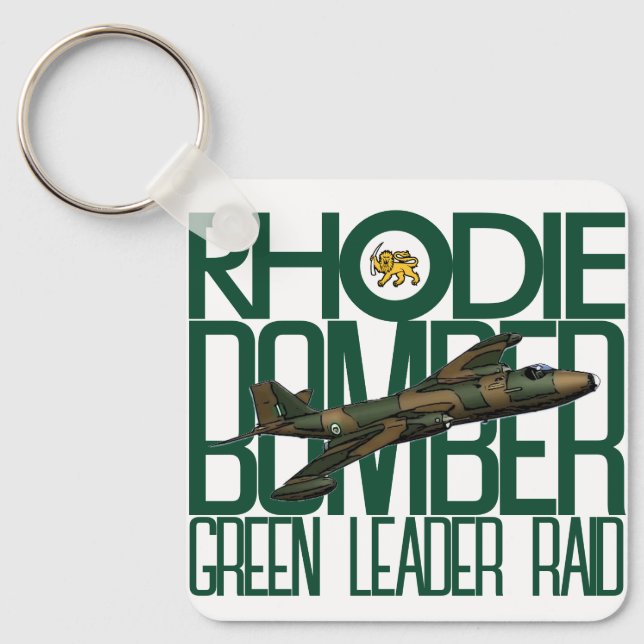 RHODESIAN CANBERRA BOMBER KEY RING (Front)