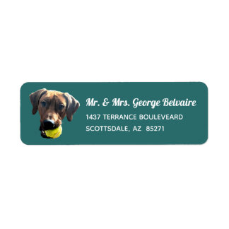 Rhodesian Ridgeback Address Labels