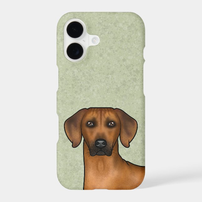 Rhodesian Ridgeback Brown African Lion Dog Head (Back)