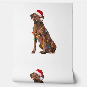 Rhodesian Ridgeback Christmas Lights Xmas Dog Love Wallpaper