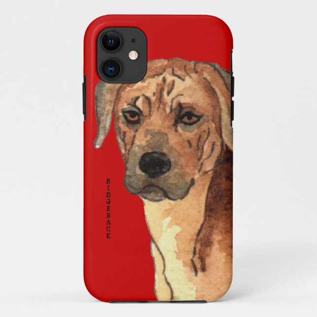 Rhodesian Ridgeback Colour Block Case-Mate iPhone Case (Back)