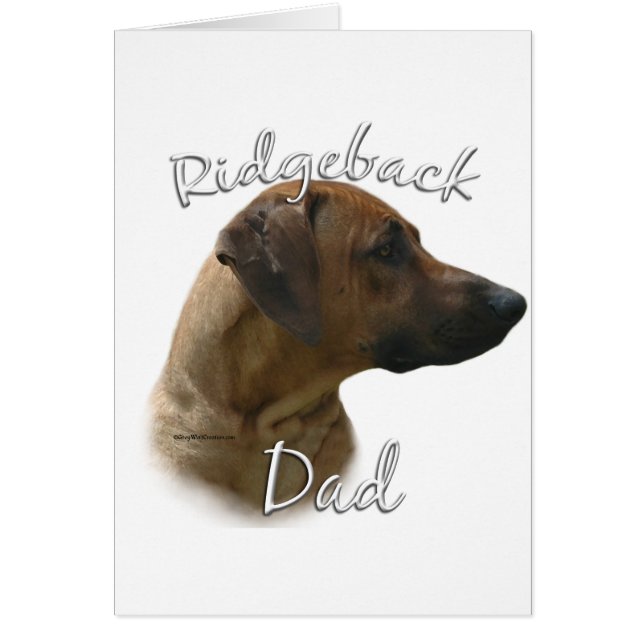 Rhodesian Ridgeback Dad 2 (Front)