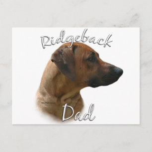 Rhodesian Ridgeback Dad 2 Postcard
