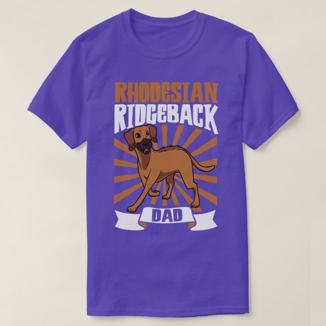 Rhodesian Ridgeback Dad Rhodesian Ridgeback T-Shirt (Design Front)
