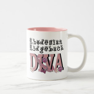 Rhodesian Ridgeback DIVA Two-Tone Coffee Mug