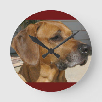 RHODESIAN RIDGEBACK Dog Breed Pet Round Clock